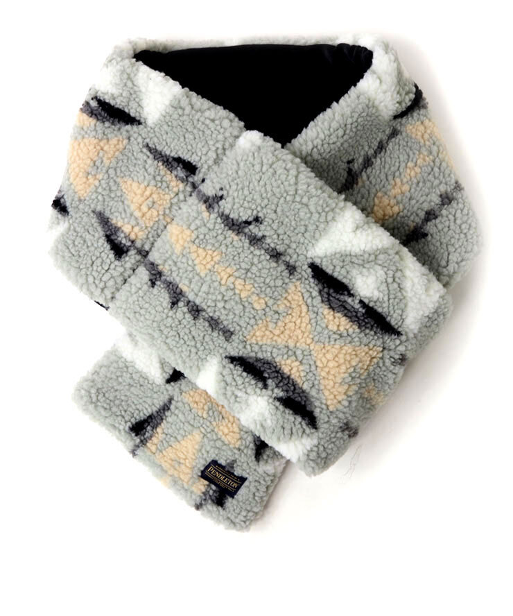 <グレー>PENDLETON ペンドルトン ボアマフラー PDT-000-253023 防寒 BOA MUFFLER ボア ファー 防寒_画像1