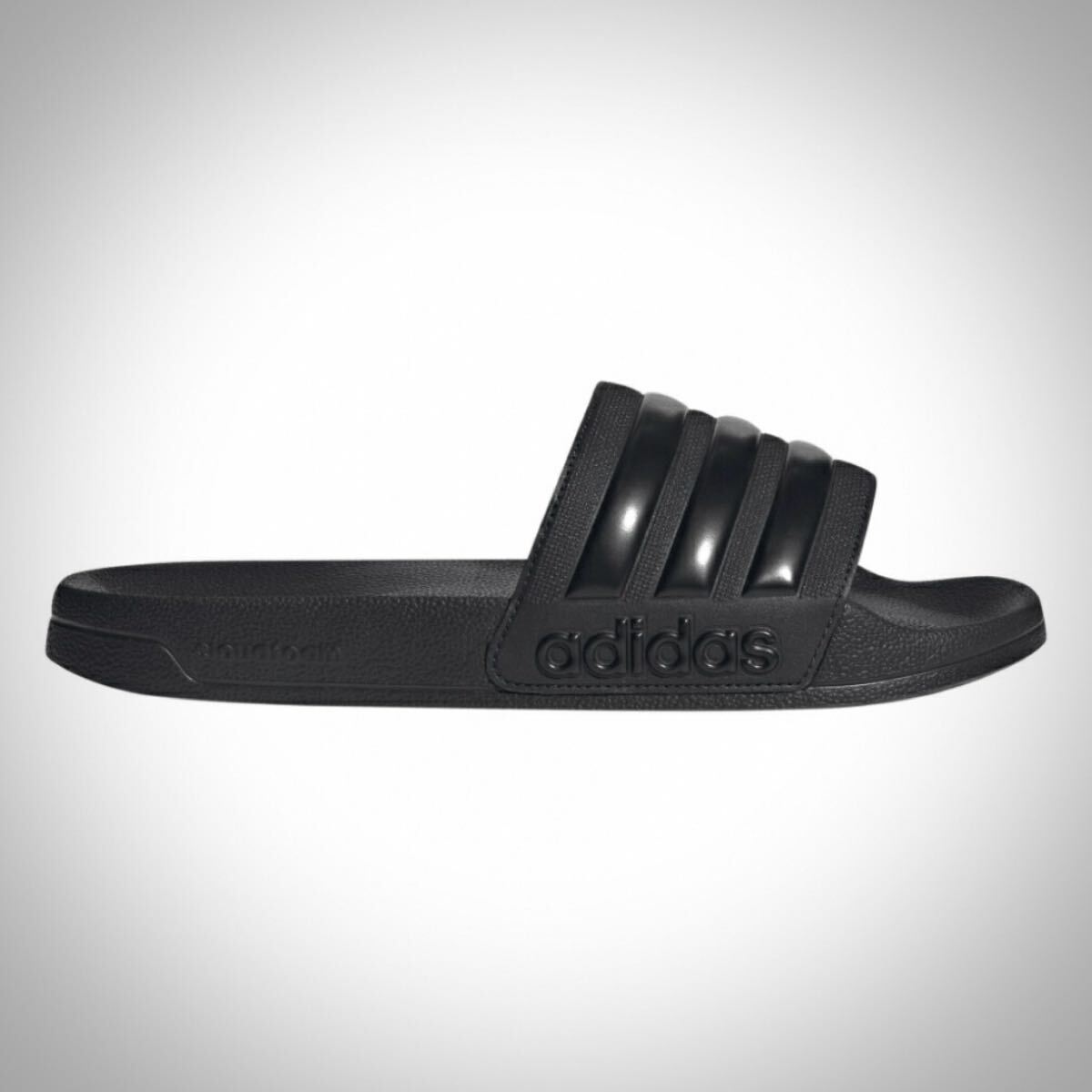 【新品未使用】adidasサンダル　アディレッタ 24.5cm GZ3772 オールブラック　黒　ADILETTE 3本ライン