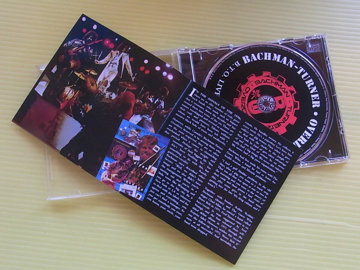 BTO JAPAN TOUR バックマン・ターナー・オーヴァードライヴ CD_画像2