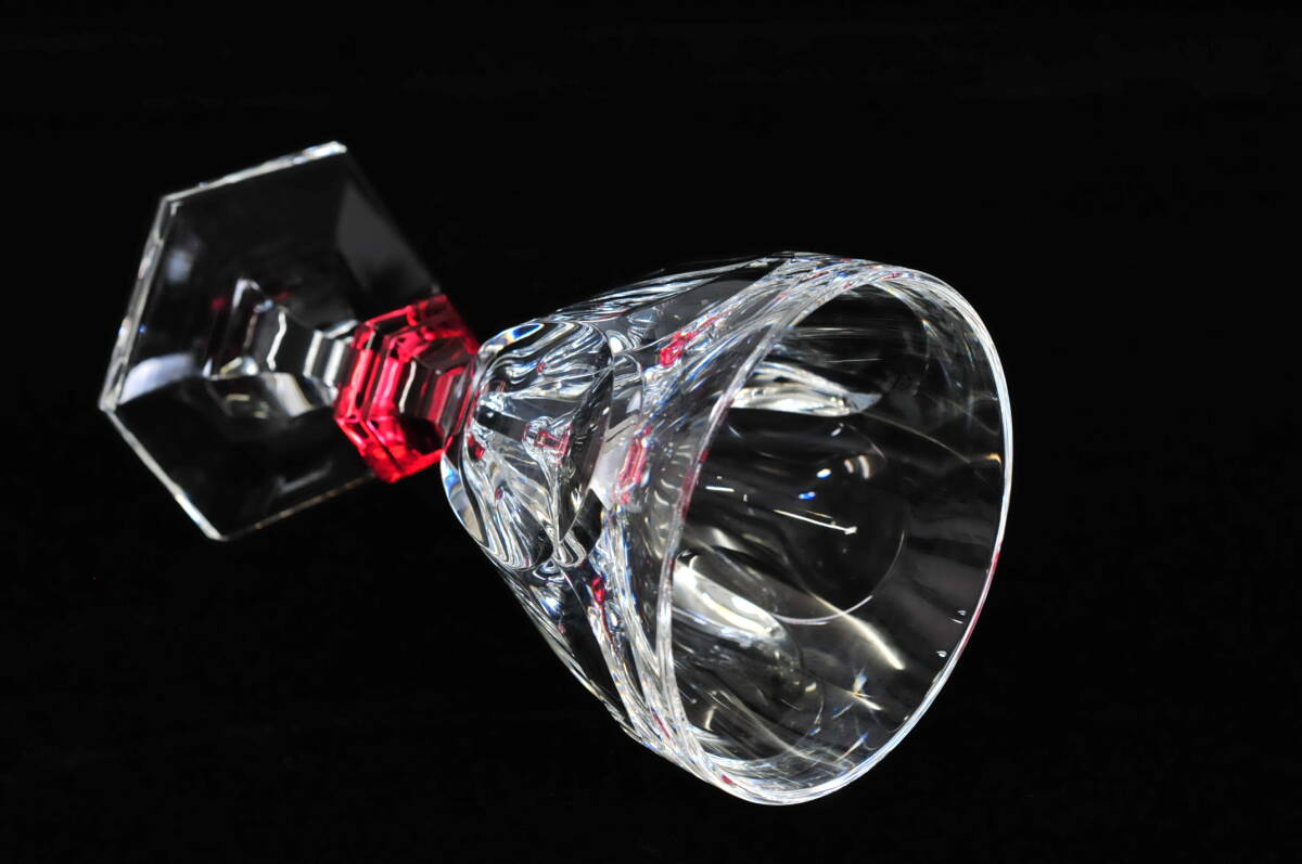 Baccarat バカラ アルクール（レッド） ワイングラス クリスタル 高さ：16㎝ ※箱無し 硝子 ゴブレット 03109018-1