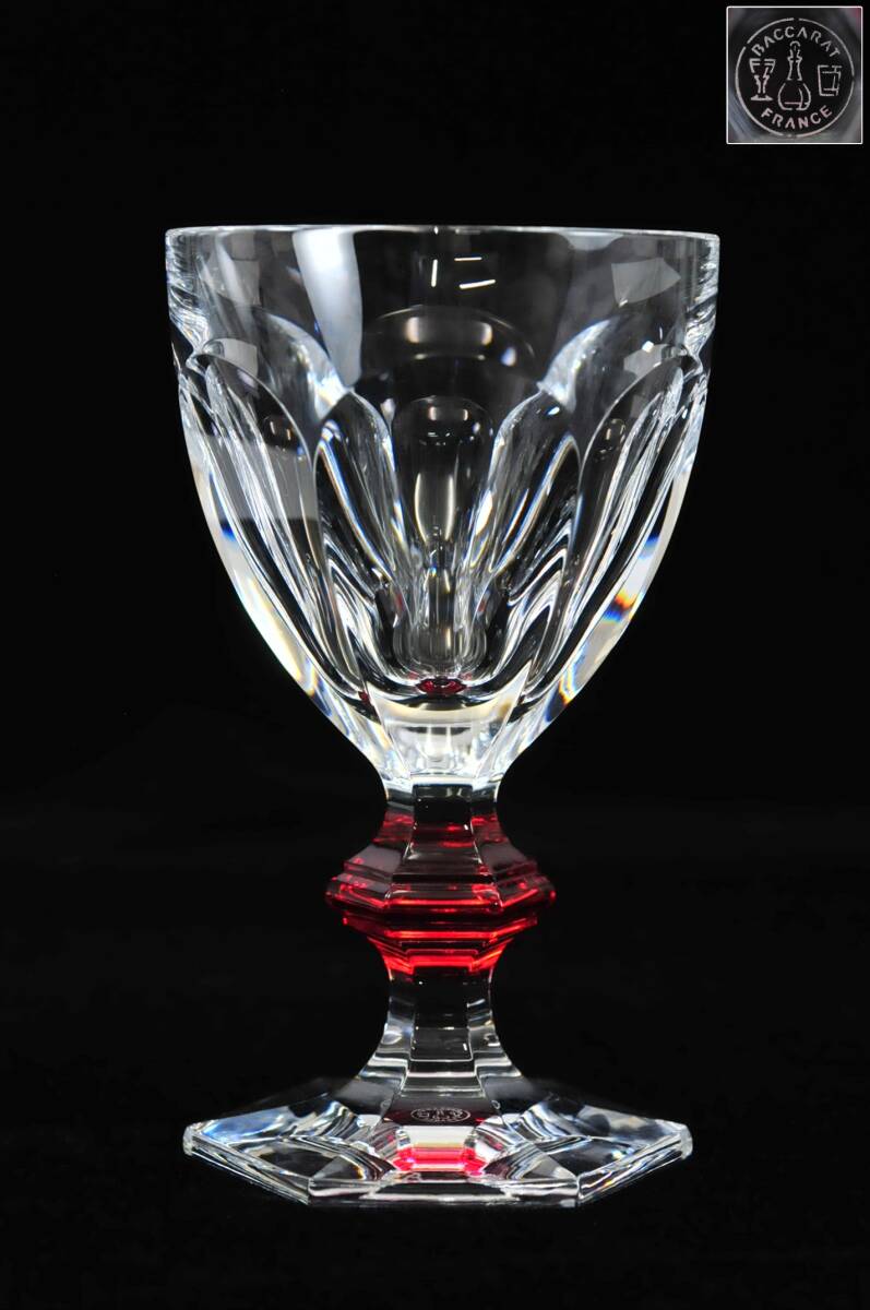 Baccarat バカラ アルクール（レッド） ワイングラス クリスタル 高さ：16㎝ ※箱無し 硝子 ゴブレット 03109018-1