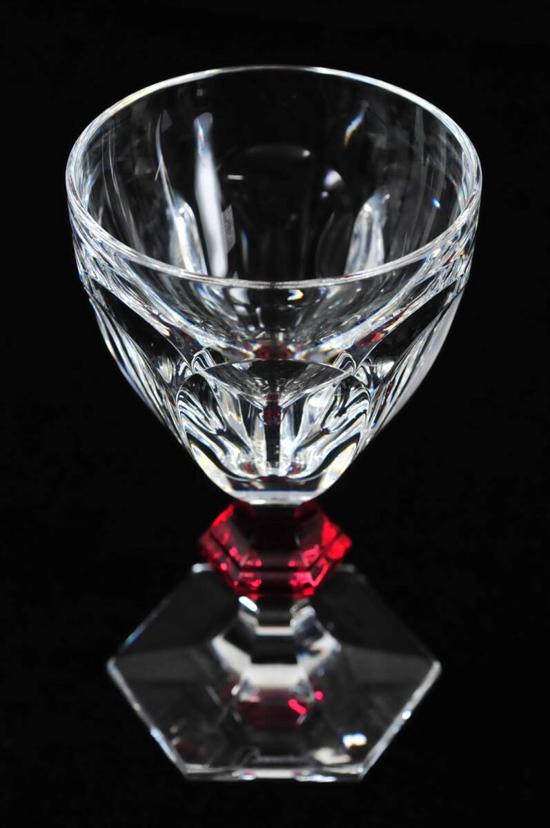 Baccarat バカラ アルクール（レッド） ワイングラス クリスタル 高さ：16㎝ ※箱無し 硝子 ゴブレット 03109018-1