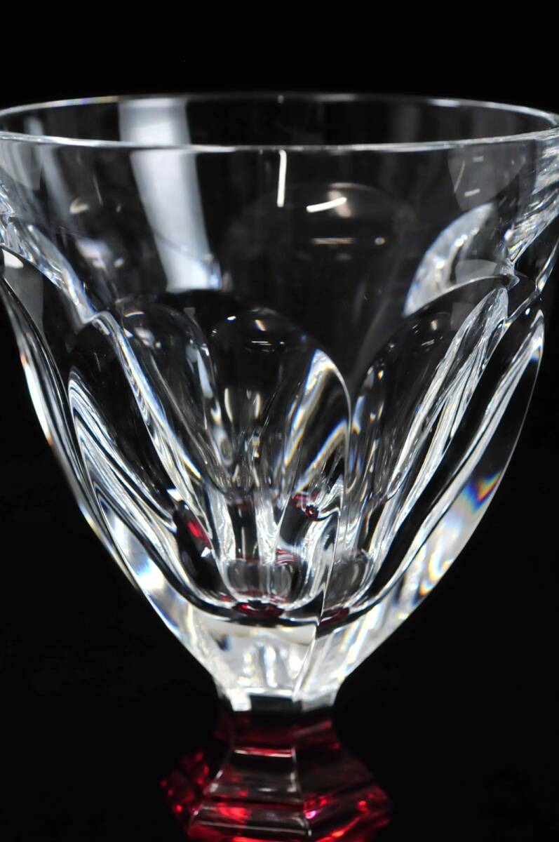 Baccarat バカラ アルクール（レッド） ワイングラス クリスタル 高さ：16㎝ ※箱無し 硝子 ゴブレット 03109018-1