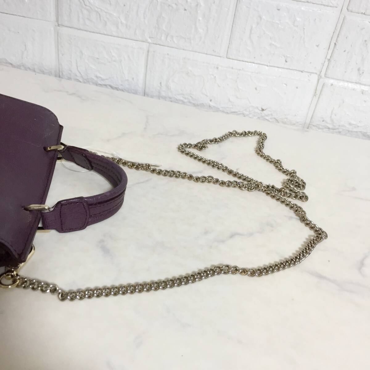 no38067 FURLA Furla кожа 2way цепь плечо ручная сумочка 