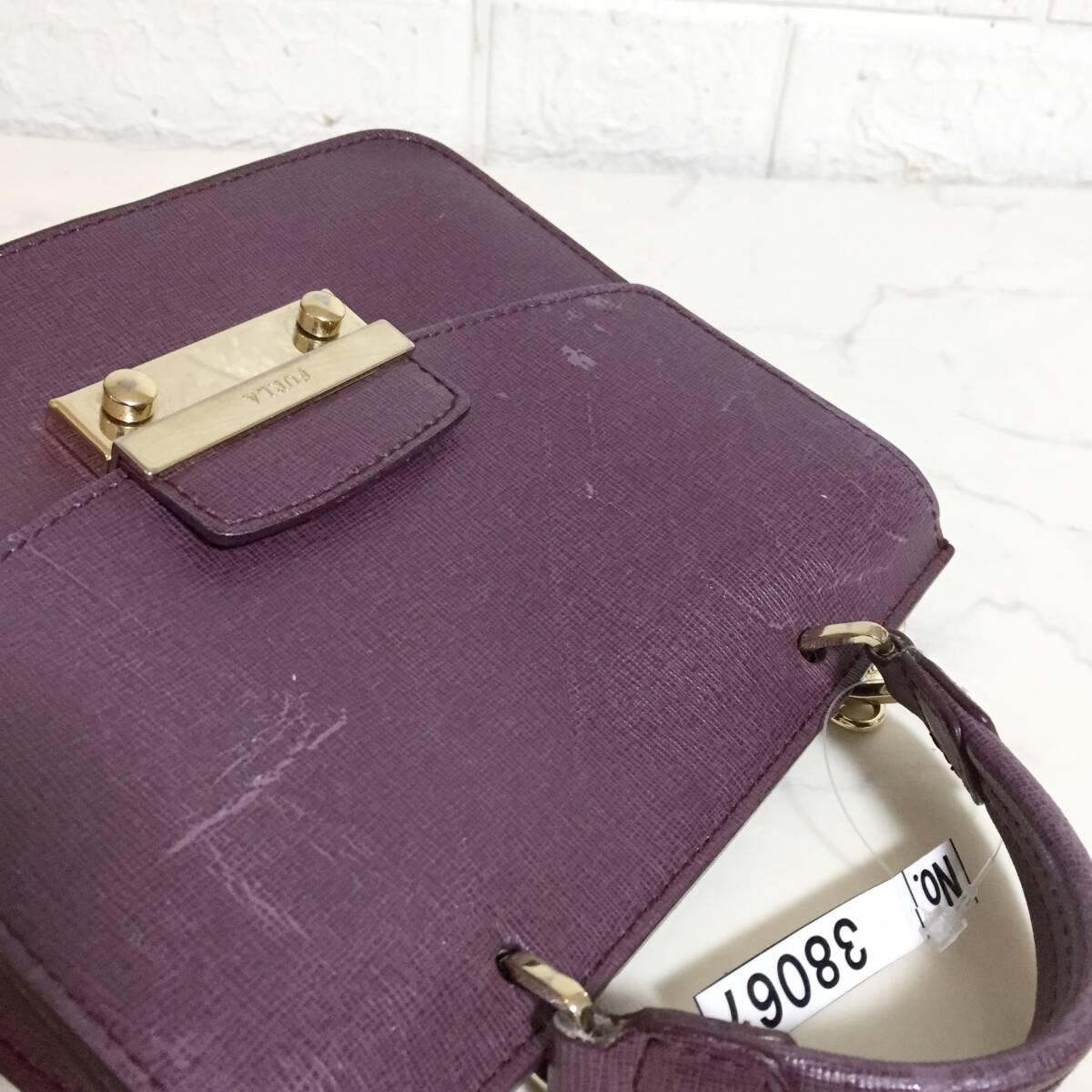 no38067 FURLA Furla кожа 2way цепь плечо ручная сумочка 