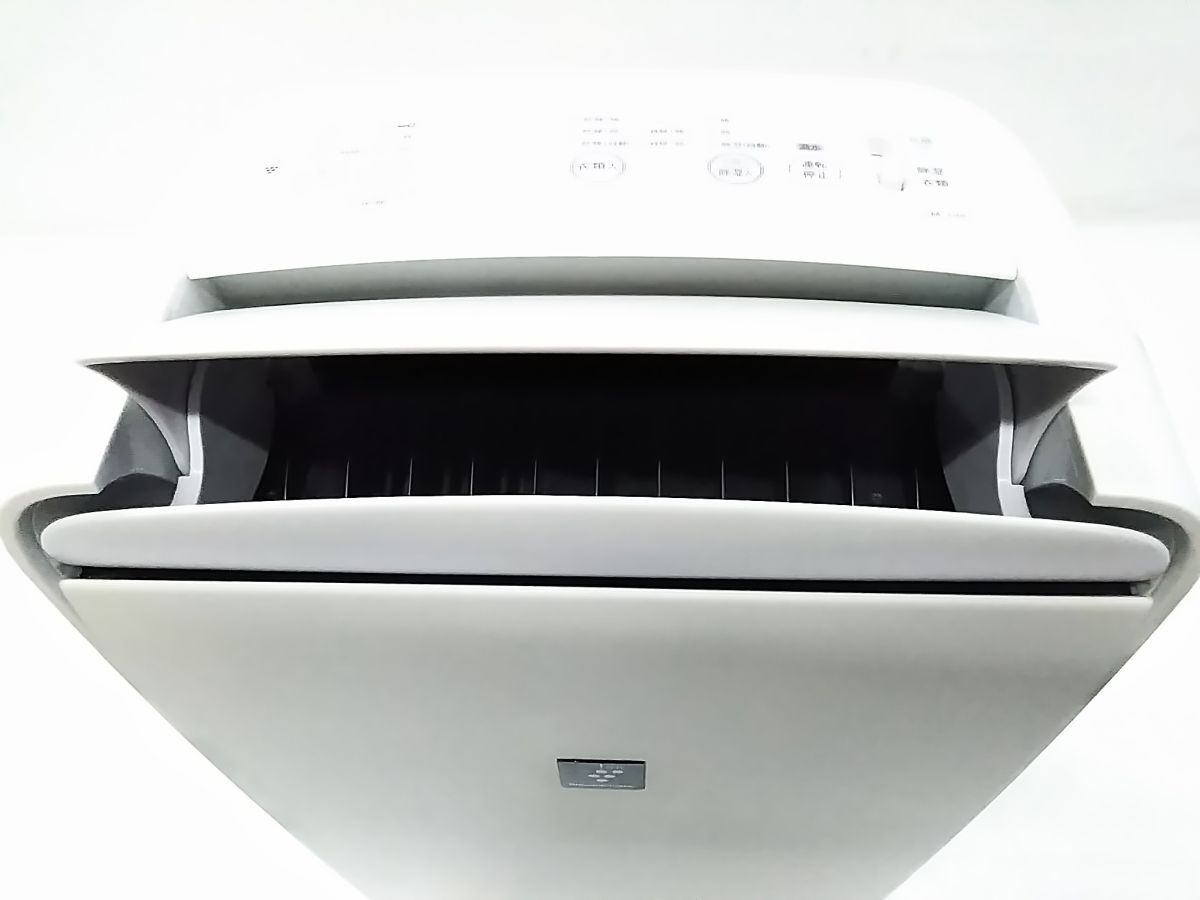 ★SHARP シャープ 冷風 衣類干燥 除濕機 プラズマクラスター コンパクトクール CM-J100-W 2020年制 0924-331G ○ @140★