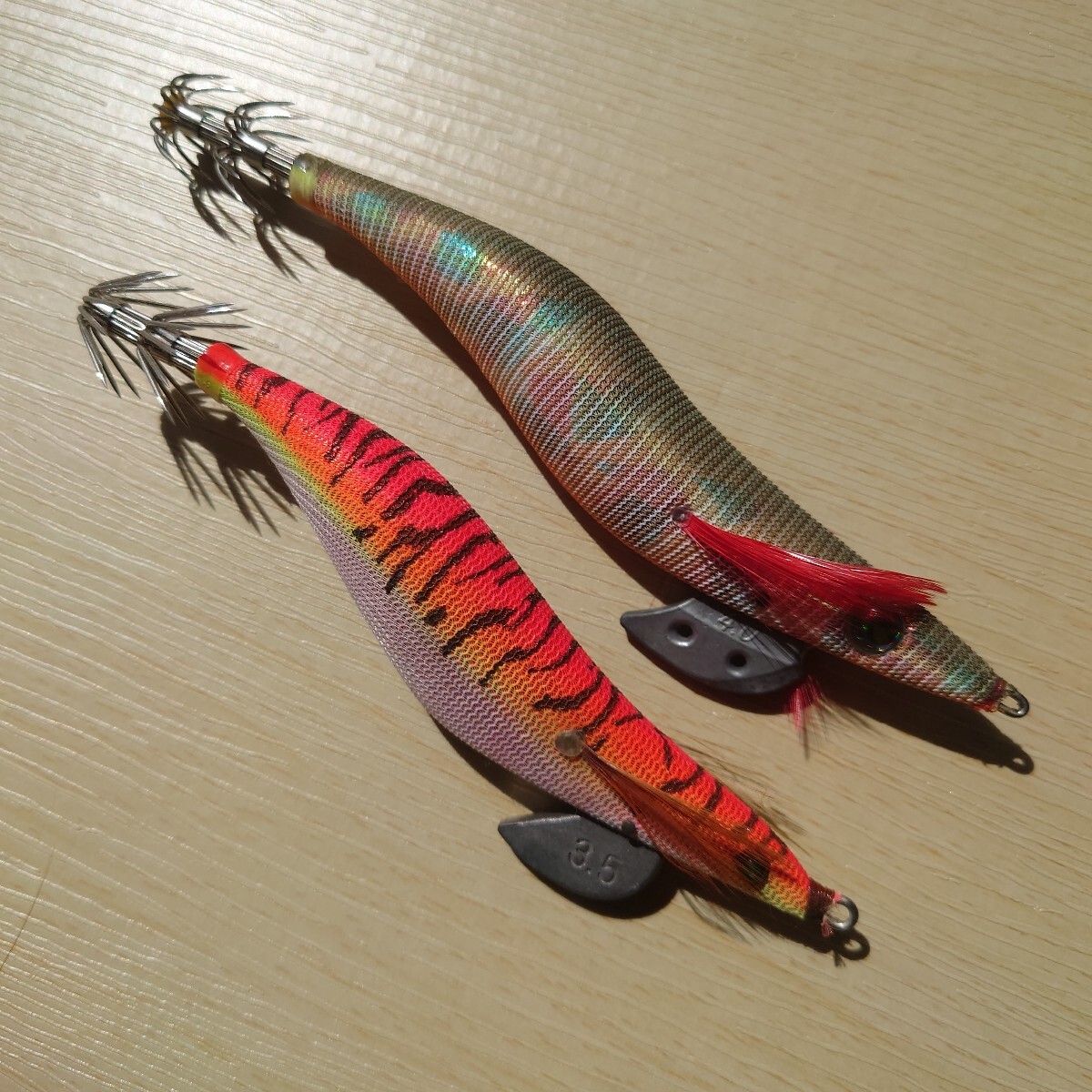 ☆☆アオリ烏賊餌木旧製品　YAMASHITA、SHIMANO　2本セット☆☆_画像2