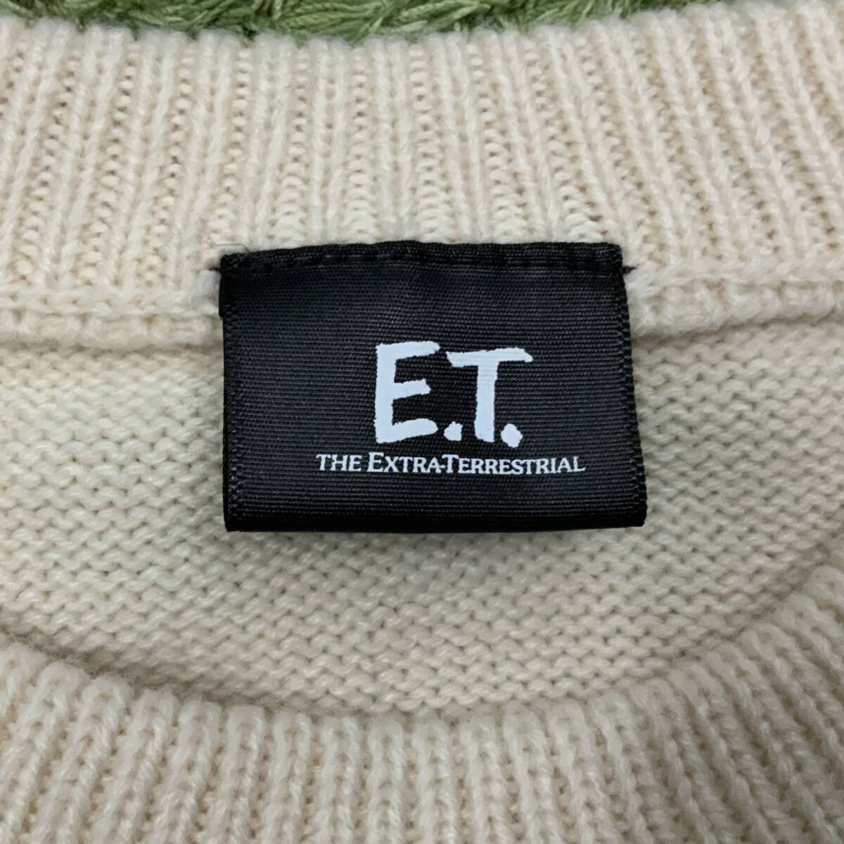美品！ E.T. イーティー ニットセーター メンズM 映画 ムービー メンズM ET スピルバーグ スウェット トレーナー_画像6