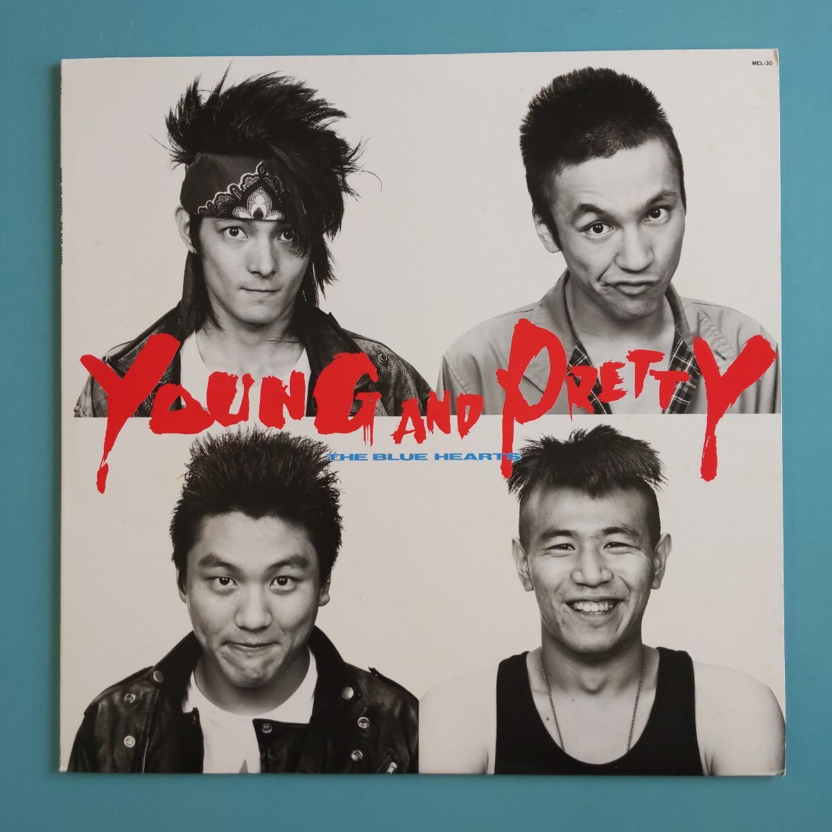【試聴済LP】THE BLUE HEARTS『Young and Pretty』ブルーハーツ★甲本ヒロト 真島昌利★1987年MEL-30