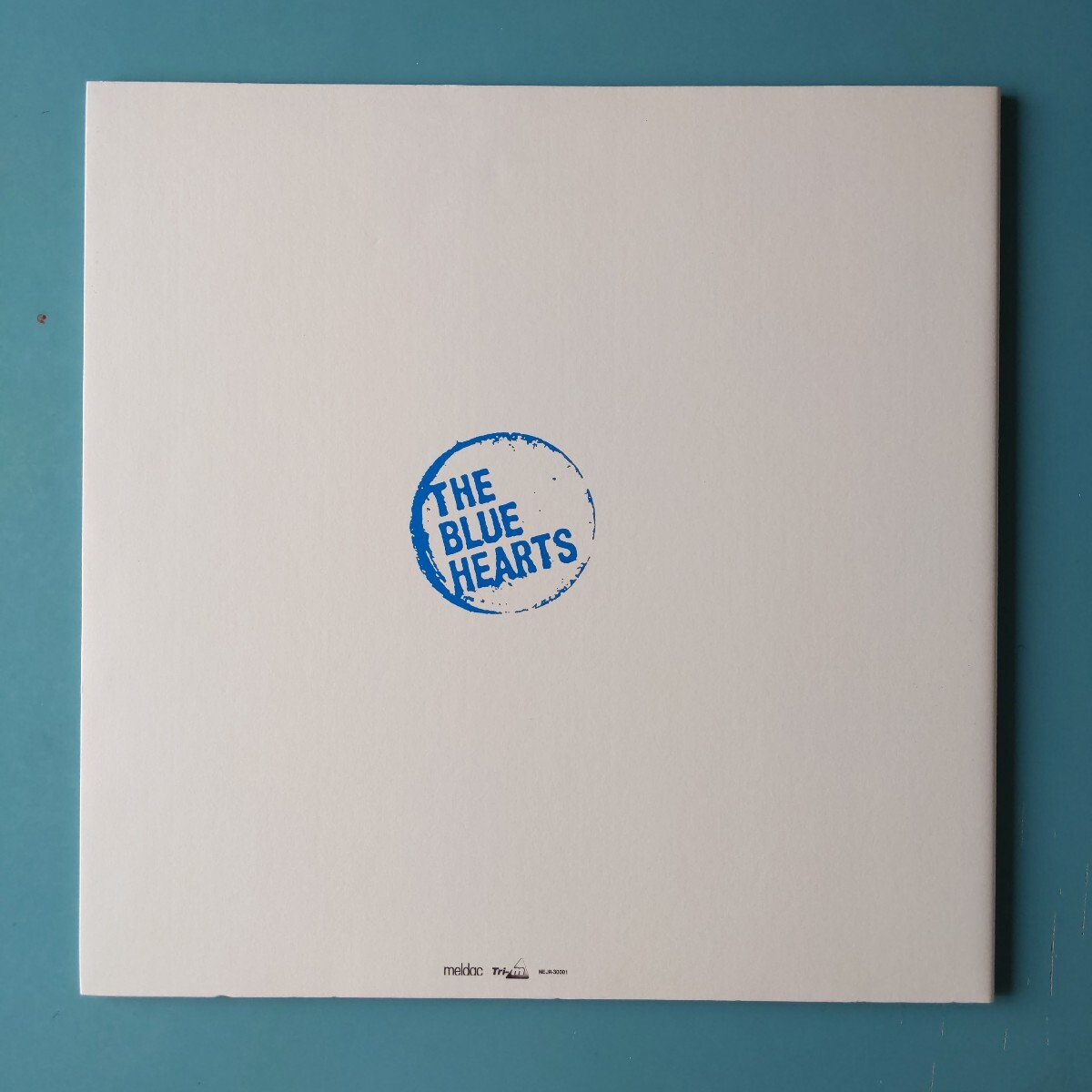 【帯付美品/試聴済LP】THE BLUE HEARTS『ザ?ブルーハーツ』甲本ヒロト 真島昌利★MEJR-30001 リマスター盤★ロゴ型紙付