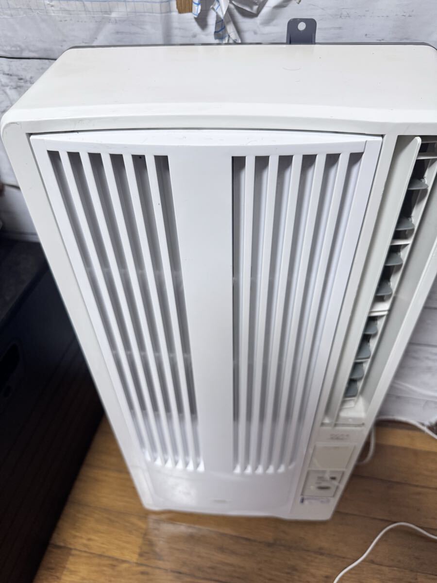 ★★コイズミ ウィンドエアコン マイナスイオン　KAW-1981 2018年製 100V ルームエアコン ウィンド形 窓用 空調 冷房 美品 リモコン付き_画像9