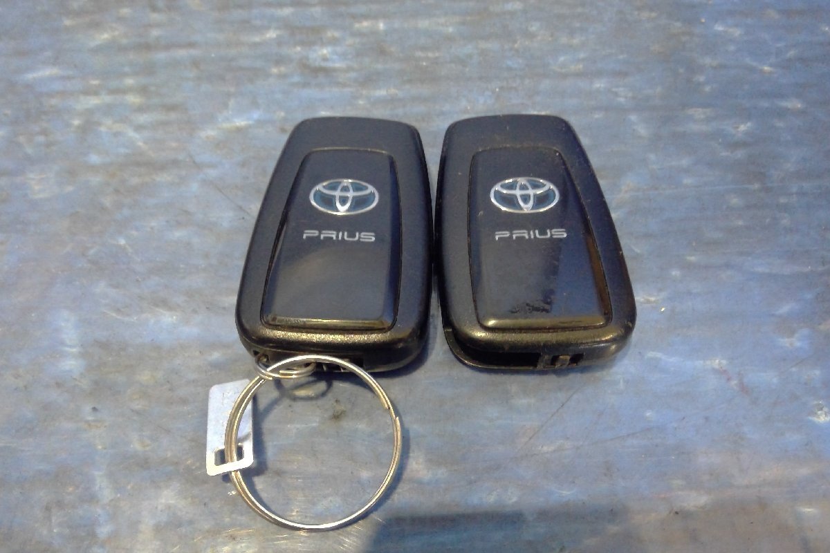 (H)トヨタ プリウス/ZVW51/ZVW50/50系 スマートキー 鍵 2ボタン 2個セット 2本 [2501575]