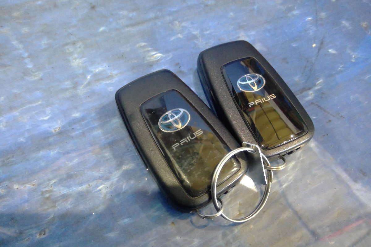 (H)トヨタ プリウス/ZVW51/ZVW50/50系 スマートキー 鍵 2ボタン 2個(gè)セット [2503948]