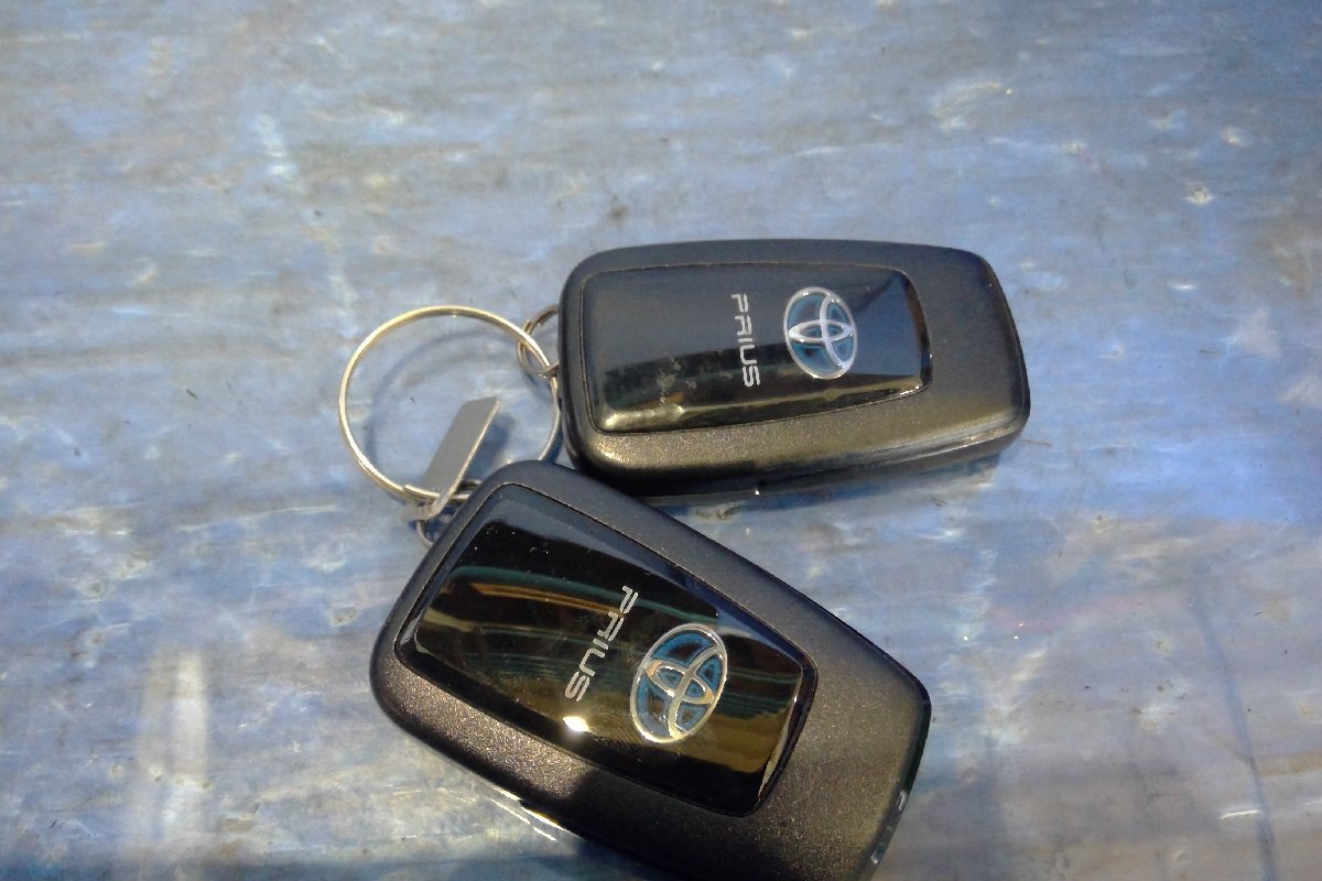 (H)トヨタ プリウス/ZVW51/ZVW50/50系 スマートキー 鍵 2ボタン 2個(gè)セット [2503948]