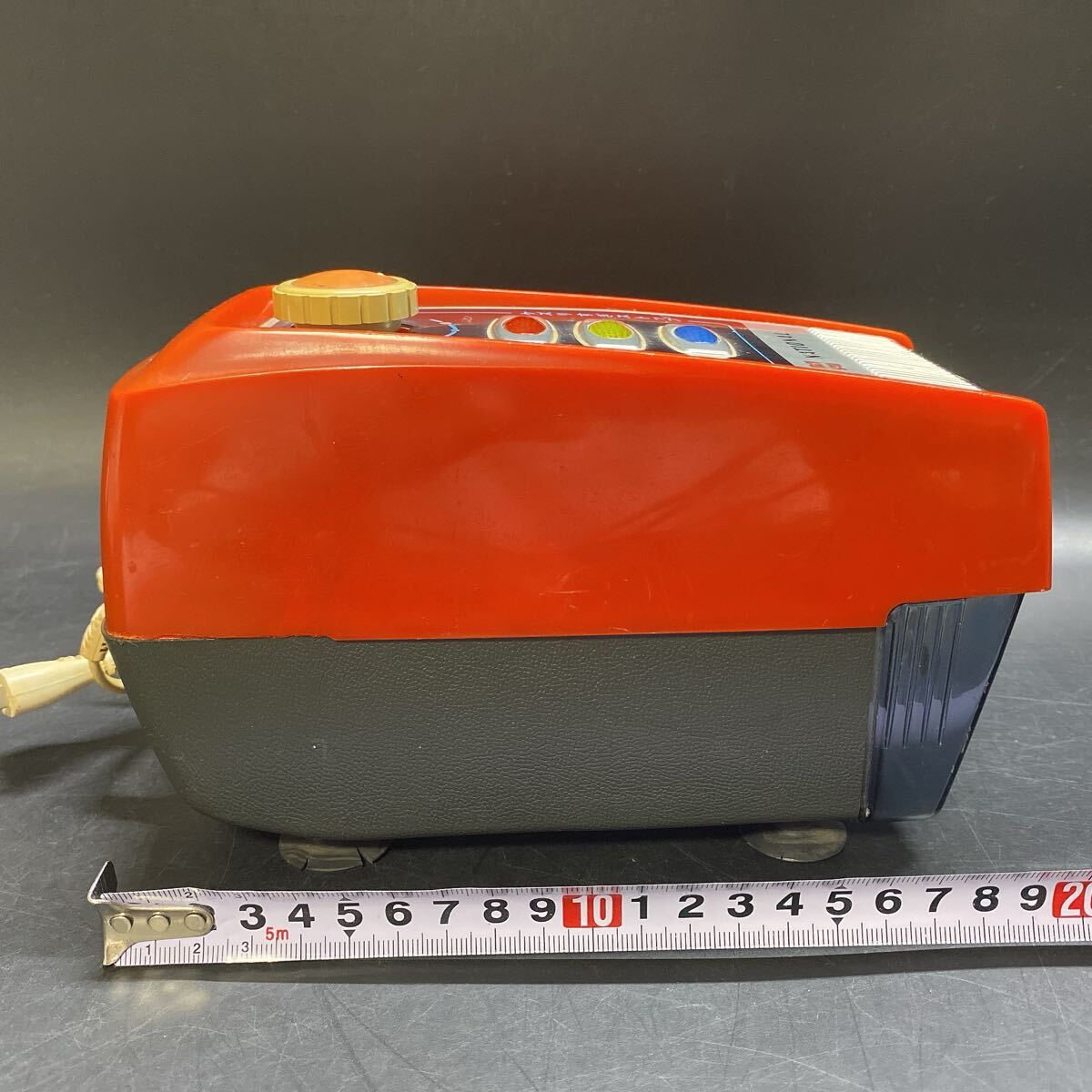 昭和レトロ 当時物 National ナショナル 電動鉛筆削り KP-25 レッド 動作確認済み 松下電器 電動シャープナー_画像4