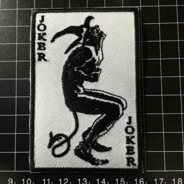 アイロンワッペン★トランプ★ジョーカー★悪魔★デーモン★ギャンブル_画像1