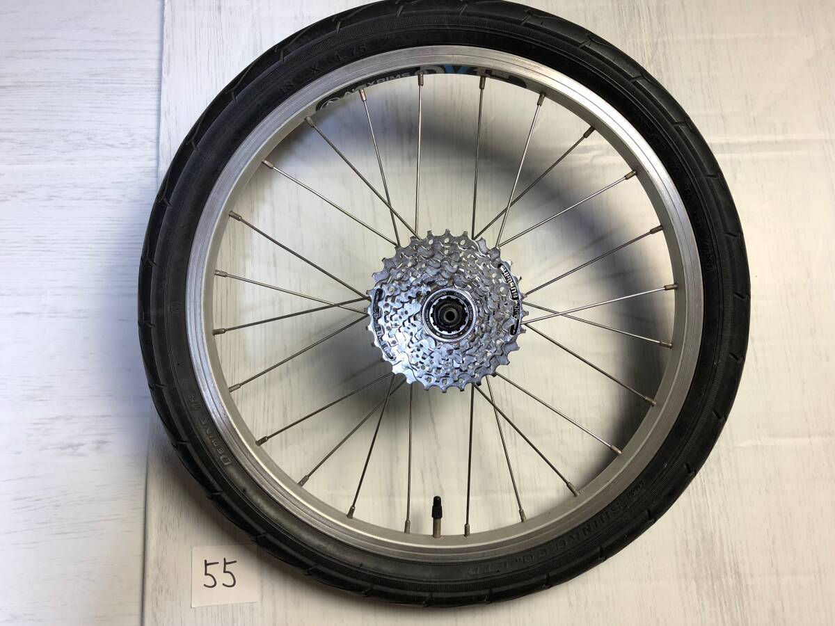 即決 R&М BD‐1 birdy リアホイール 18インチ 135mm 8速 18 1.75