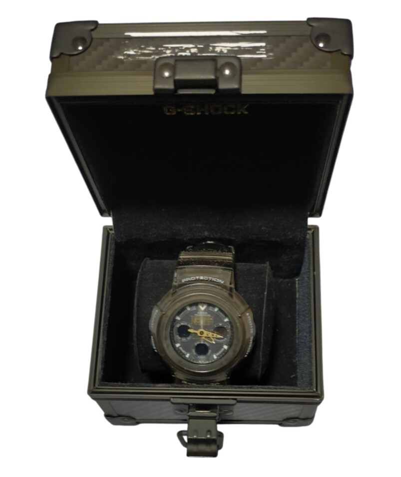 【美品】G-SHOCK AWG-525D Tough Solar グレー/ブラック G-SHOCK_画像1