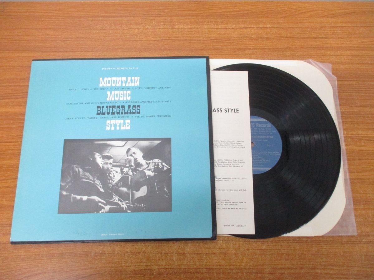 ▲01)【1点限り!・1円〜】Mountain Music Bluegrass Style/マウンテンミュージックブルーグラススタイル/LPレコード/US盤/米盤/FA 2318/B_画像1
