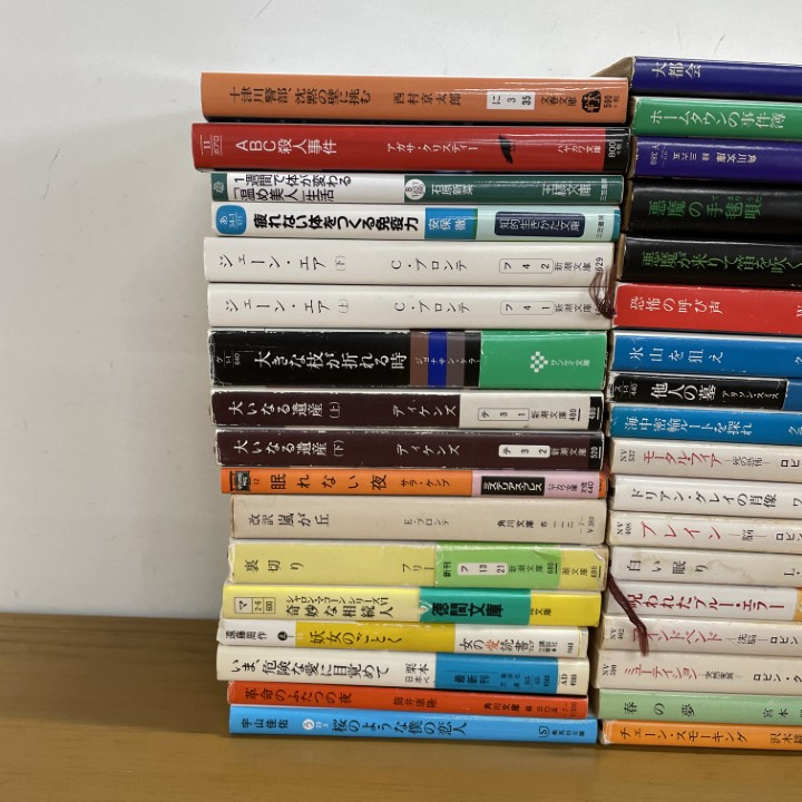 ▲01)【1点限り!】ミステリー・雑学など 文庫本まとめ売り約50冊大量セット/小説/文学/文芸/アガサ・クリスティー/長編/池波正太郎/B_画像2