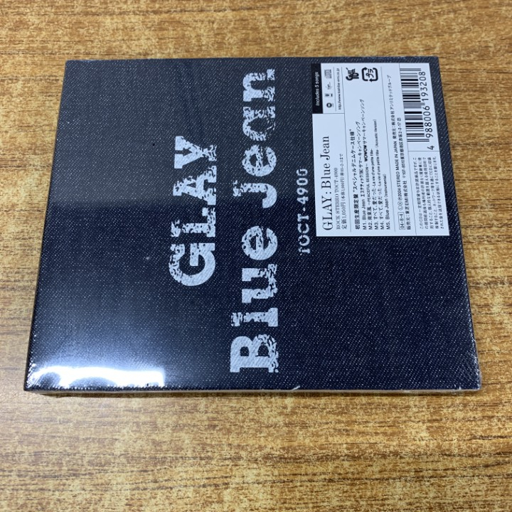 ●01)【1点限り!】【未開封】グレイ/GLAY/Blue Jean/TOCT-4900/CD/スペシャルデニムケース仕様/A_画像3