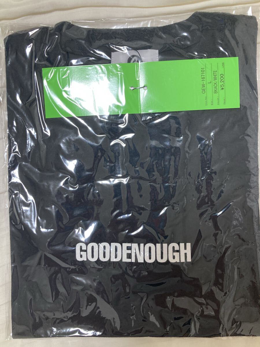 グッドイナフロゴTEEシャツ新品黒Lサイズgoodenough GE_画像1
