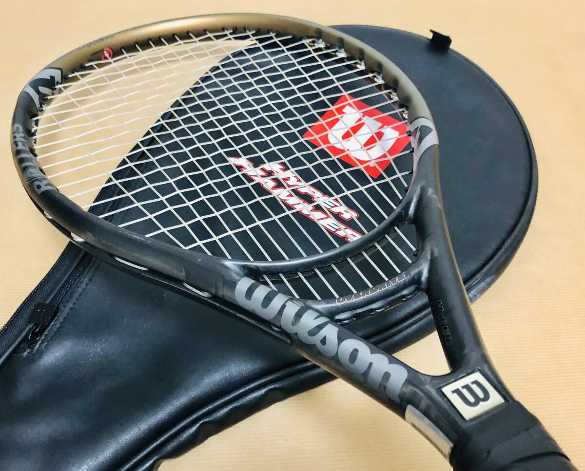 美品 WILSON HYPER HAMMER 3.1 ROLLERS 115 ウィルソン ハイパー ハンマー 3.1 ローラーズ 115 シニア/ダブルス 魔法のラケット _画像2