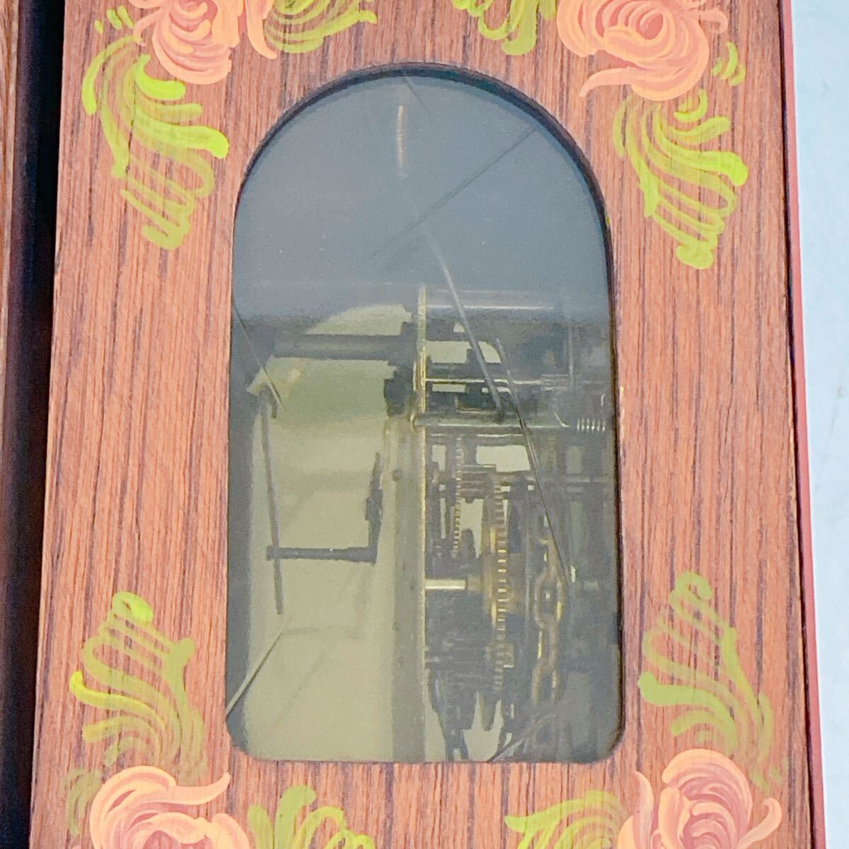 9F134 ワルミンク 錘式掛け時計 掛時計 振り子時計 時計 インテリア オランダ制 レトロ アンティーク