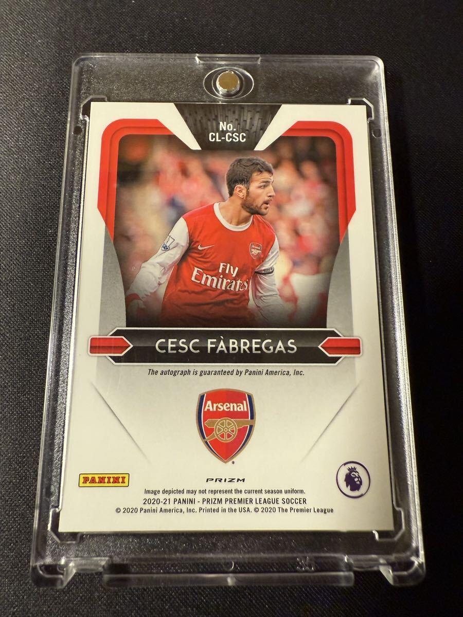 Panini Prizm ARSENAL セスク CESC FABREGAS 直筆サイン auto