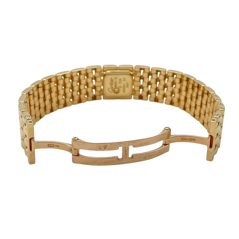 カルティエ Cartier ミニパンテール リュバン ホワイトシェル WG3001T7 ホワイトシェル K18YG 腕時計 レディース 中古_画像6