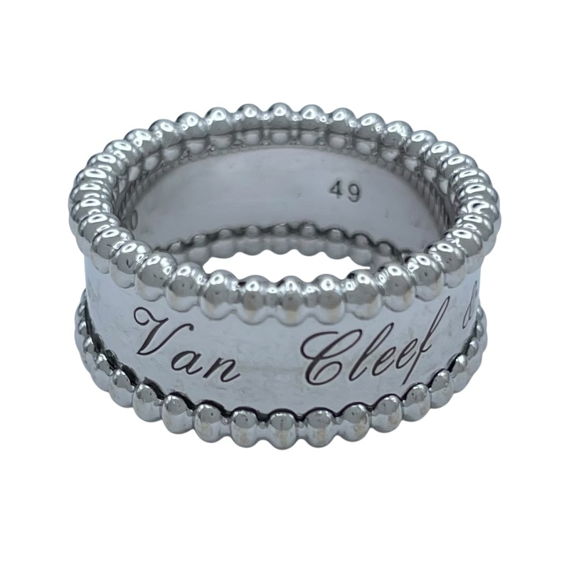 ヴァンクリーフ&アーペル Van Cleef & Arpels ペルレシニアチュールリング ホワイトゴールド Au750 ジュエリー 中古_画像2