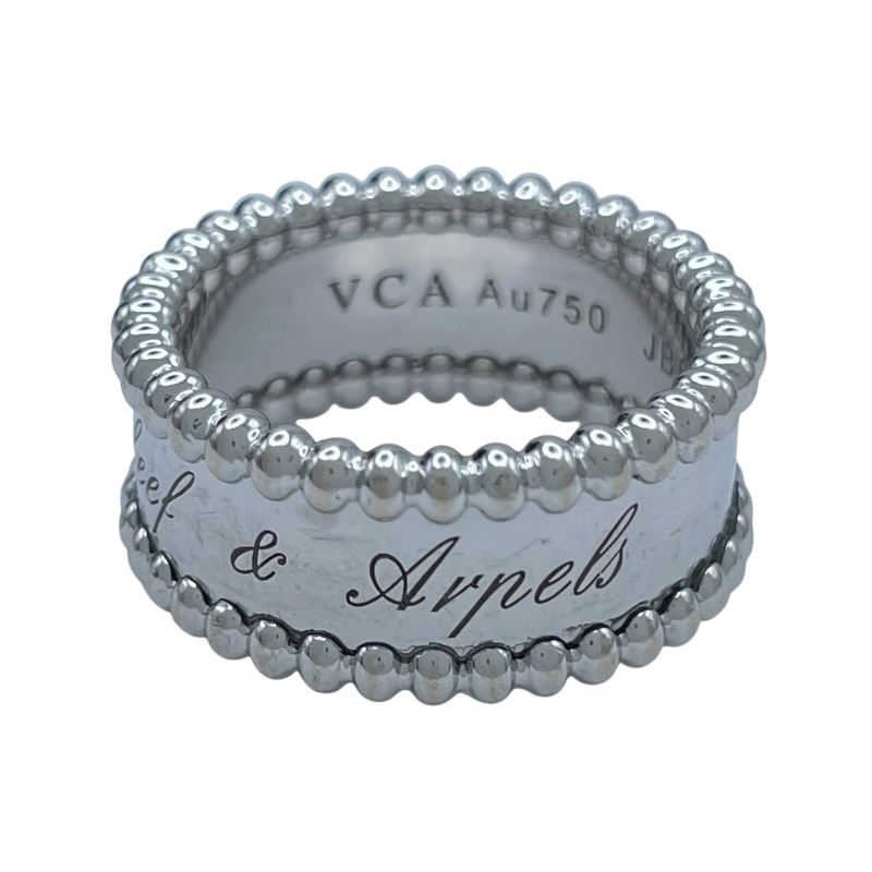 ヴァンクリーフ&アーペル Van Cleef & Arpels ペルレシニアチュールリング ホワイトゴールド Au750 ジュエリー 中古_画像3