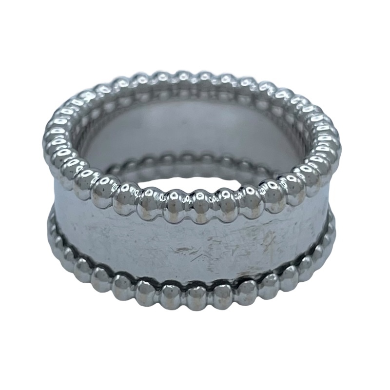 ヴァンクリーフ&アーペル Van Cleef & Arpels ペルレシニアチュールリング ホワイトゴールド Au750 ジュエリー 中古_画像4