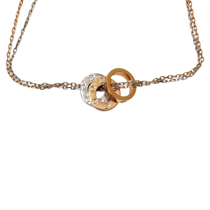 カルティエ Cartier ラブスリーフープネックレス ゴールド K18ゴールド ジュエリー 中古_画像4