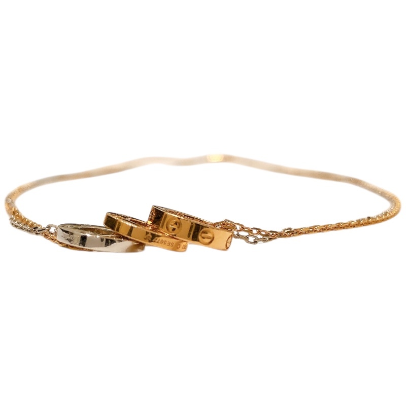 カルティエ Cartier ラブスリーフープネックレス ゴールド K18ゴールド ジュエリー 中古_画像8