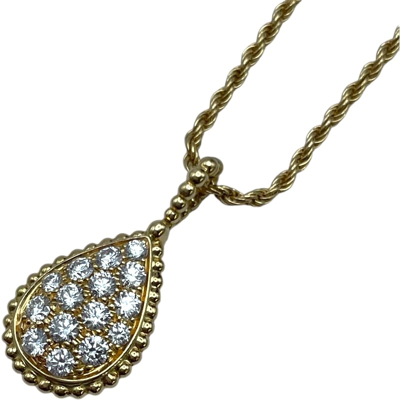 ブシュロン BOUCHERON セルパンボエム ダイヤネックレス ゴールド Au750 ジュエリー 中古_画像1