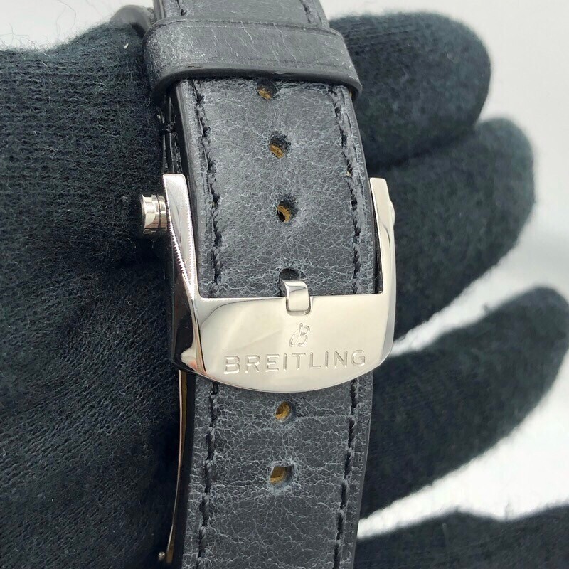 ブライトリング BREITLING トップタイム シボレーコルベット リミテッドエディション A25310 レッド SS/革ベルト 腕時計 メンズ 中古_画像4