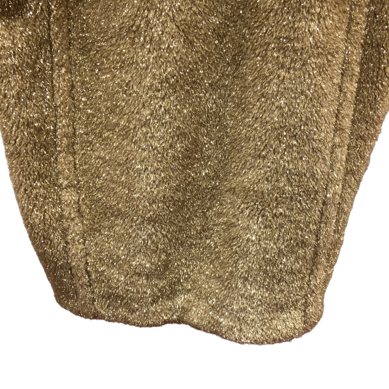 マックスマーラ Max Mara テディベアルレックスボアロングコート 101101016 その他アウター ゴールド ラメ レディース 中古_画像7