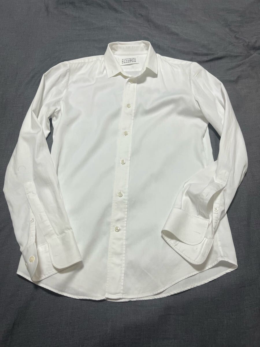 マルタンマルジェラ　14　Martin Margiela　シャツ　白　ホワイト