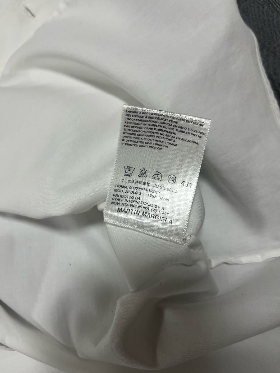 マルタンマルジェラ　14　Martin Margiela　シャツ　白　ホワイト