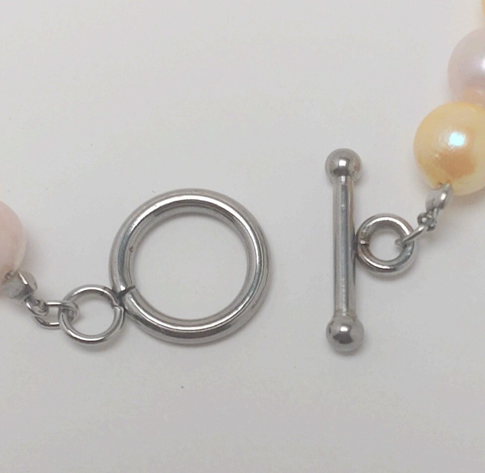 ∮真珠専門館∮ アコヤ真珠 5.5-6.0mm ロングネックレス 70ｃｍ マルチカラー（税込価格）_画像4