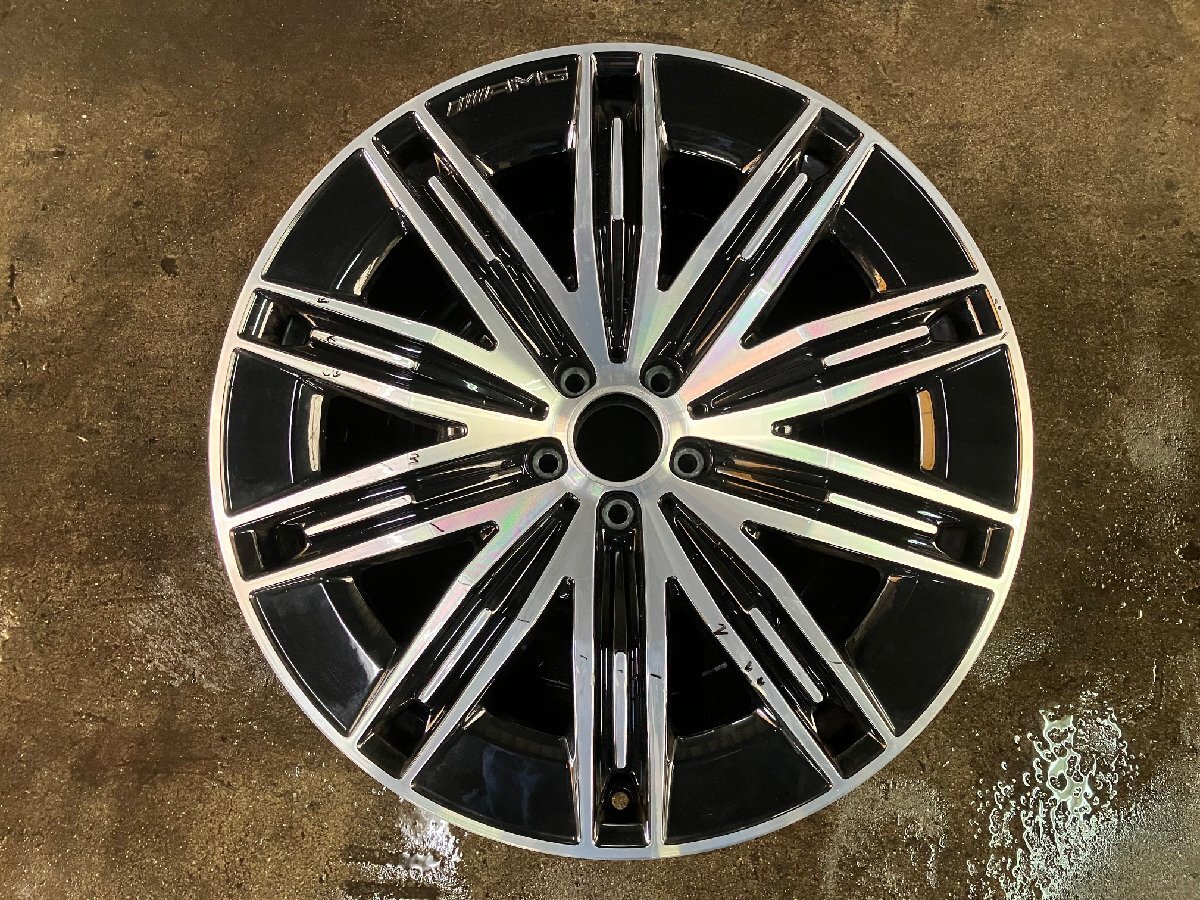 ベンツ　EQS X296　ホイール AMG　9.5J 21インチ ET30.1　1本　傷あり/ A2964011600 2964011600 / ホイル アルミ 296 EQSクラス 9.5 21_画像1