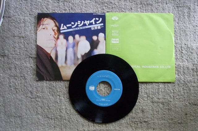 美品?アイドル?yún)椷x1785： 萩原健一　ムーンシャイン　シングルレコード