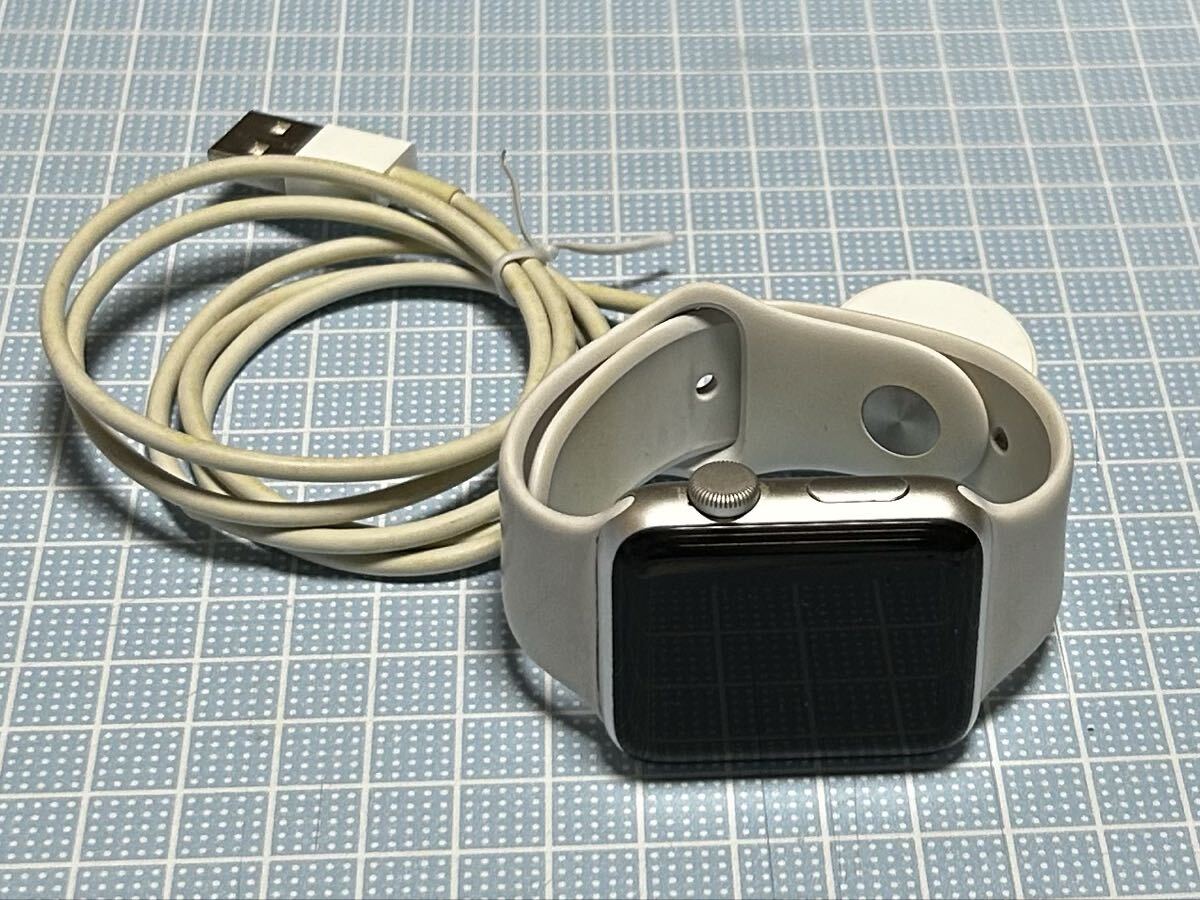Apple Watch series3 GPSモデル 42mm スターライト
