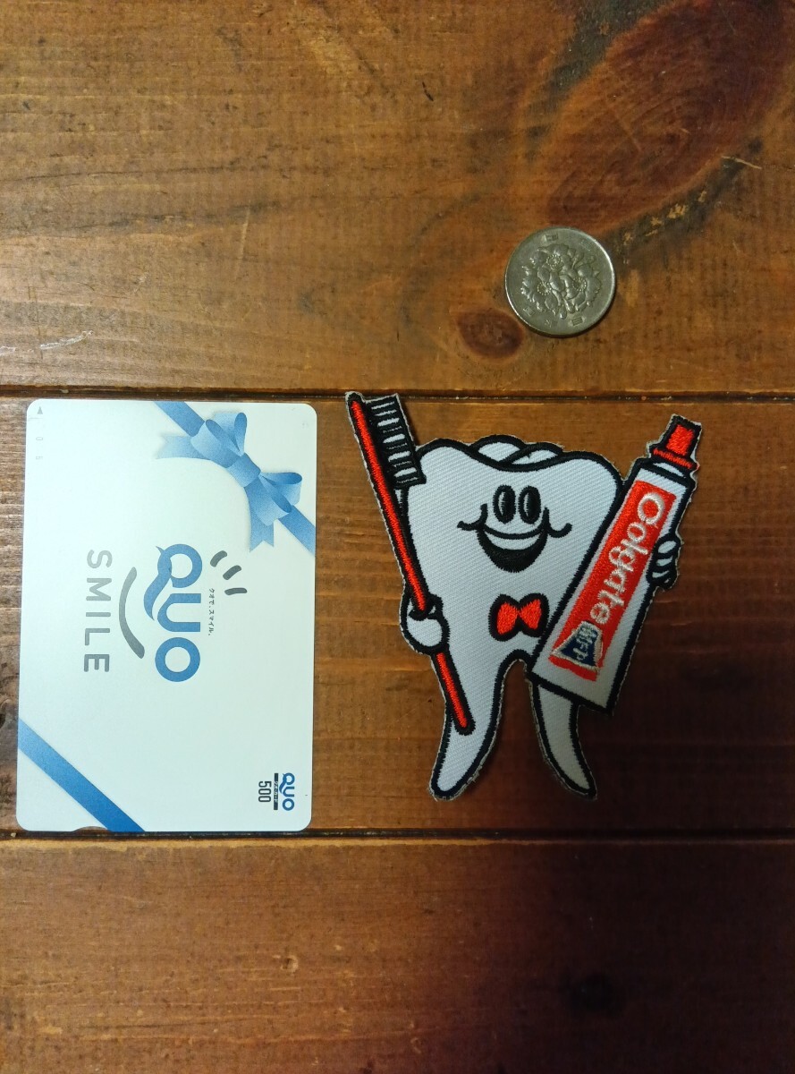 3枚セット アップリケ ワッペン アイロンワッペン 歯ブラシ 歯磨き粉 アメリカン イチゴ チェリー カントリー アンティーク 歯医者 刺繍_画像4