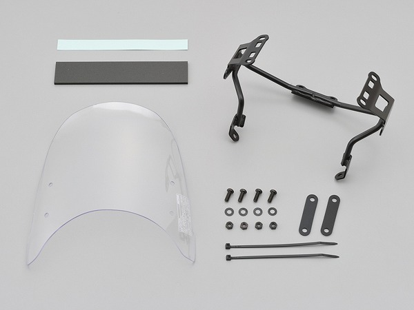 デイトナ 17732 エアロバイザー 車種別キット クリアー レブル250/500 ウインドシールド スクリーン_画像1