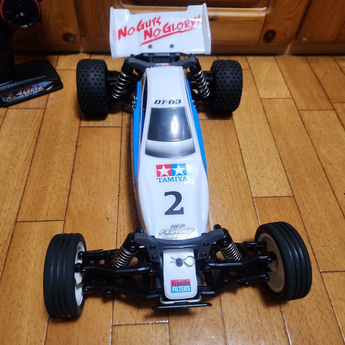 タミヤ バギー フルセット　ネオマイフロッグ　ボディ　DT-03　　TAMIYA 1/10RC ネオ マイティフロッグ （DT-03シャーシ）: RCモデル