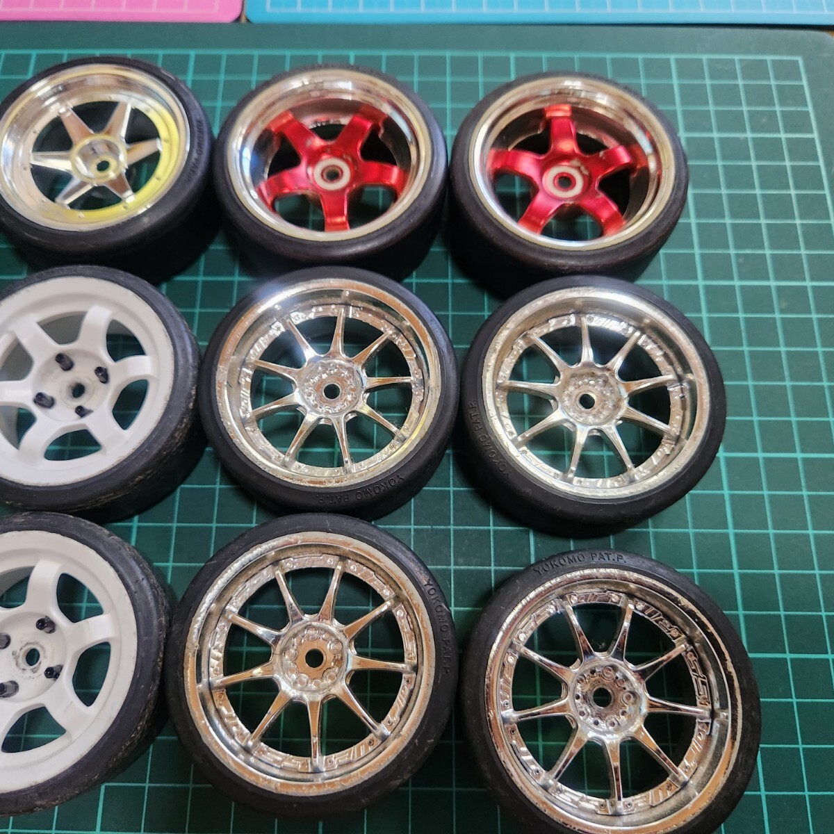 即決《送料無料》 ドリフト タイヤ 付き ホイール ⑭ ラジコン