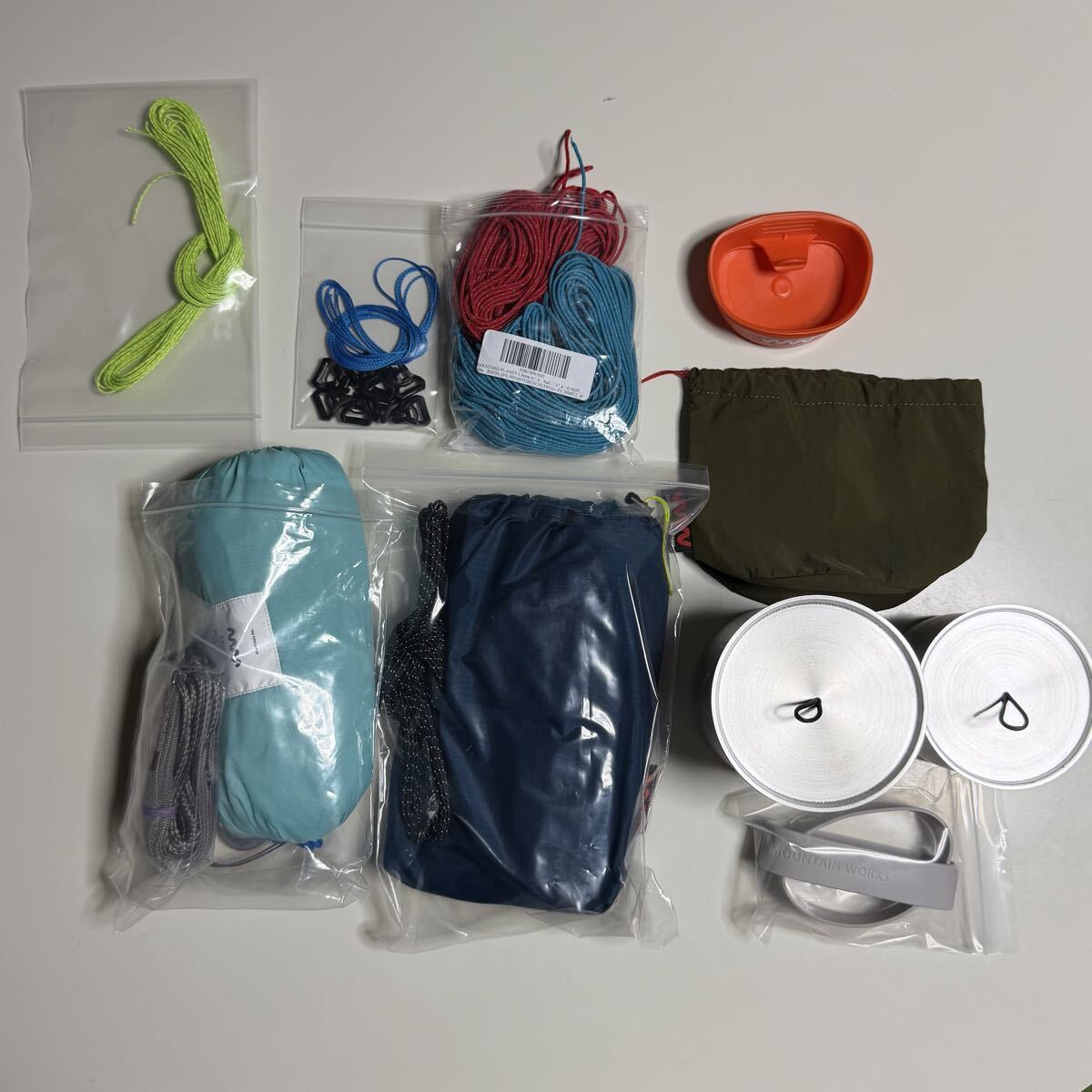 ジンダイジマウンテンワークス　JINDAIJI MOUNTAIN WORKS まとめ売り　UL ハンモック　タープ　ヒルビリーポットなど　新品未使用_画像1