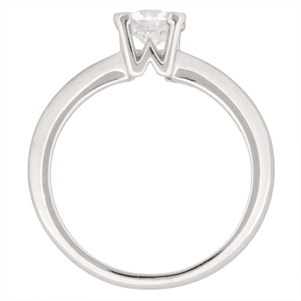 ハリーウィンストン HARRY WINSTON ソリティア リング 指輪 ダイヤモンド 0.58ct 約11号 Pt950 4.3g D/VS1 レディース_画像3
